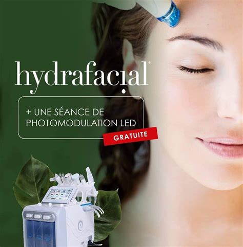HYDRAFACIAL : nettoyage de peau et hydratation .